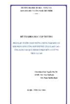 Phân lập, tuyển chọn những chủng nấm mốc có khả năng sinh tổng hợp enzyme cellulase cao ứng dụng vào quá trình ủ phân hữu cơ từ vỏ trái ca cao