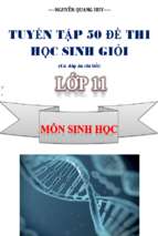 [123doc]   tuyen tap 50 de thi hoc sinh gioi sinh hoc lop 11 co dap an chi tiet