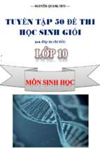 [123doc]   tuyen tap 50 de thi hoc sinh gioi sinh hoc lop 10 co dap an chi tiet