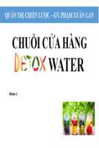  chuoi cua hang detox water