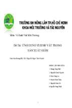 [123doc]   de tai ung dung vi sinh vat trong san xuat giam pot