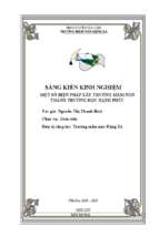 Skkn một số biện pháp xây dựng trường mầm non đặng xá  gia lâm  hà nội thành trường học hạnh phúc