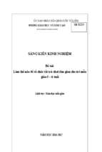 Skkn làm thế nào để tổ chức tốt trò chơi dân gian cho trẻ mẫu giáo 5 – 6 tuổi