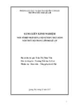 Skkn một số biện pháp rèn kỹ năng thực hành nghi thức đội trong liên đội trường th lê lợi