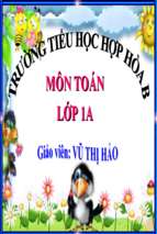 Slide bài giảng phép trừ trong phạm vi 3 lớp 1a.ppt