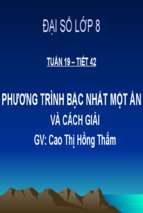 Slide bài giảng phương trình bậc nhất một ẩn và cách giải.pptx