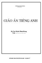 Trung học phổ thông  tiếng anh  tiếng anh 10  giao an ca nam (1)
