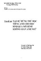 Trung học phổ thông  tiếng anh  tiếng anh 10  sang kien kinh nghiem tieng anh