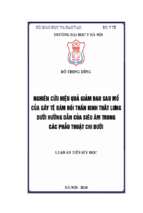 Nghiên cứu y học nghiên cứu hiệu quả giảm đau sau mổ của gây tê đám rối thần kinh thắt lưng dưới hướng dẫn của siêu âm trong các phẫu thuật chi dưới