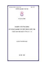 Luận văn y khoa dược nghiên cứu ứng dụng kỹ thuật harms cải tiến trong điều trị chấn thương mất vững c1   c2
