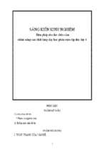 Skkn biện pháp rèn đọc diễn cảm nhằm nâng cao chất lượng dạy học phân môn tâp đọc lớp 4