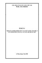 Skkn một số giải pháp nhằm nâng cao chất lượng cho trẻ  4 5 tuổi  làm quen với các tác phẩm văn học