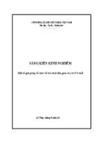 Skkn một số giải pháp tổ chức tốt trò chơi dân gian cho trẻ 5 6 tuổi