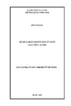 Mã hóa mạng không dây sử dụng giao thức aloha