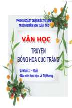 Slide bài giảng truyện bông hoa cúc trắng.ppt