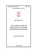  đánh giá hiệu quả điều trị rối loạn lo âu lan tỏa bằng liệu pháp thư giãn   luyện tập