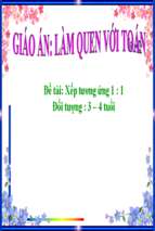 Slide bài giảng xếp tương ứng 1 1.ppt