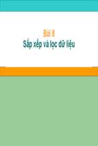 Slide bài giảng tiết 45. sắp xếp và lọc dữ liệu.ppt