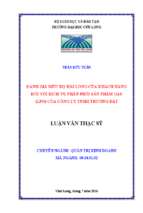 đánh giá mức độ hài lòng của khách hàng đối với dịch vụ phân phối sản phẩm gas (lpg) của công ty tnhh trường đạt