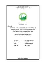 đánh giá công tác chuyển quyền sử dụng đất trên địa bàn xã động đạt, huyện phú lương, thái nguyên giai đoạn 2016   2018