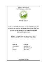 đánh giá việc thế chấp bằng giá trị quyền sử dụng đất giai đoạn 2016   2018 tại thành phố thái nguyên, tỉnh thái nguyên tại chi nhánh văn phòng đăng ký đất đai thành phố thái nguyên