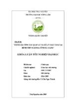 đánh giá công tác quản lý và xử lý chất thải tại bệnh viện đa khoa tỉnh hà giang