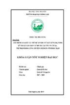 Xây dựng giá đất cụ thể dự án đầu tư xây dựng hạ tầng kỹ thuật khu dân cư đô thị tại tổ 1 và tổ 2a, thị trấn bằng lũng, huyện chợ đồn, tỉnh bắc kạn