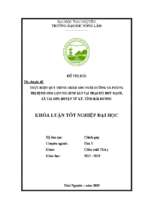 Thực hiện quy trình chăm sóc nuôi dưỡng và phòng trị bệnh cho lợn nái sinh sản tại trại bùi huy hạnh, xã tái sơn, huyện tứ kỳ, tỉnh hải dương