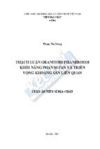 Thạch luận granitoid phanerozoi khối nâng phan si pan và triển vọng khoáng sản liên quan