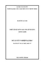 đồ án tốt nghiệp kỹ thuật điện, điện tử thiết kế hệ thống mái che xếp di động thông minh