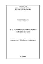 Quản trị rủi ro tại quỹ đầu tư phát triển tỉnh bắc ninh