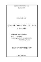 Quan hệ campuchia   việt nam (1993 2010)