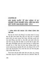 Thời kỳ đổi mới và hội nhập quốc tế và ngoại giao việt nam phần 2