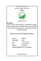 Thực hiện quy trình chăm sóc, nuôi dưỡng và phòng trị bệnh trên đàn gà thịt đông tảo tại trại chăn nuôi gia cầm khoa chăn nuôi thú y trường đại học nông lâm thái nguyên