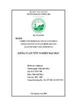 Nghiên cứu bệnh do ấu trùng cys cellulosae gây ra ở lợn (bệnh gạo lợn) tại huyện mộc châu, tỉnh sơn la