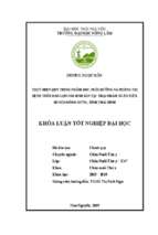 Thực hiện quy trình chăm sóc, nuôi dưỡng và phòng trị bệnh trên đàn lợn nái sinh sản tại trại lợn nhâm xuân tiến, huyện đông hưng, tỉnh thái bình