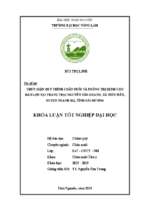 Thực hiện quy trình chăn nuôi và phòng trị bệnh cho đàn lợn tại trang trại nguyễn văn khanh xã tiền tiến, huyện thanh hà, tỉnh hải dương