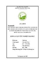 Thực hiện quy trình chăm sóc, nuôi dưỡng và phòng trị bệnh cho đàn lợn nái nuôi con và lợn con theo mẹ nuôi tại trang trại sinh thái thanh xuân, xã nghĩa trụ, huyện văn giang, tỉnh hưng yên