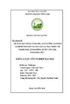 áp dụng quy trình chăm sóc, nuôi dưỡng và phòng trị bệnh cho đàn lợn nái sinh sản tại trại trịnh văn thanh nam, xã đại đồng, huyện văn lâm, tỉnh hưng yên