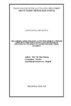 Organizing some speaking activities combining some related topics in english textbook 10 encourage students to learn speaking skill easily