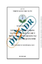 Xây dựng danh mục tương tác thuốc bất lợi cần chú ý trong thực hành lâm sàng tại bệnh viện sản nhi quảng ninh