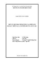 Một số giải pháp đổi mới cách thức tổ chức, phát huy tính tích cực của học sinh trong hoạt động thảo luận nhóm