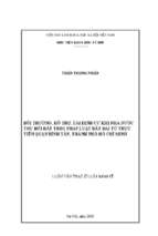 Bồi thường, hỗ trợ, tái định cư khi nhà nước thu hồi đất theo pháp luật đất đai từ thực tiễn quận bình tân, thành phố hồ chí minh