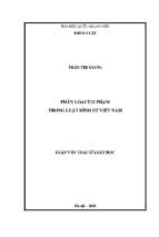 Phân loại tội phạm trong luật hình sự việt nam​