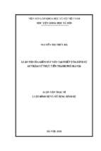 Luận tội của kiểm sát viên tại phiên tòa hình sự sơ thẩm từ thực tiễn thành phố hà nội