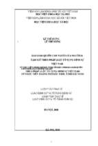 Bảo đảm quyền con người của người bị tạm giữ theo pháp luật tố tụng hình sự việt nam từ thực tiễn thành phố bắc ninh, tỉnh bắc ninh