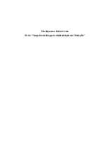 Thảo luận nhóm tmu cung cầu của lúa gạo và chính sách giá của chính phủ hiện nay