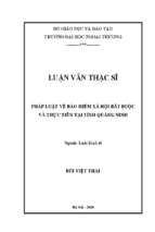 Pháp luật về bảo hiểm xã hội bắt buộc và thực tiễn tại tỉnh quảng ninh