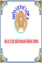 Bài cuộc khẩn hoang ở đàng trong.ppt