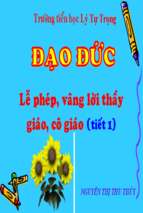 Lễ phép vâng lời thầy cô giáo.ppt